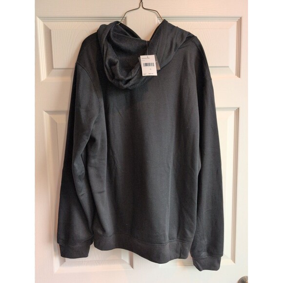 Eddie Bauer Men's Lounge Long Sleeve Soft Fashion Pullover Hoodie Black XL - Picture 4 of 4